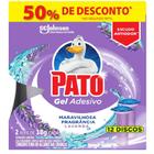 Detergente Adesivo Sanitário Lavanda Pato 2 Refil 38g Cada