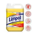 Detergente Antiodor Neutro Glicerina Limpol Bombril 5L