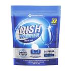 Detergente Em Pastilha Para Máquina De Lavar Louça Dish Washer 48 Unidades Members Mark