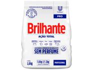 Detergente em Pó Brilhante Profissional Ação Total - 1,6kg