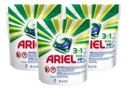 Detergente Lava Roupas Ariel 3em1 Pods - 16 Cápsulas - 3 Un