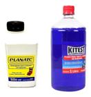 Detergente Limpeza Injetores Planatc + Fluido Líquido Kitest