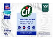 Detergente Tablete Lava-Louças Cif - Tabletes 4 em 1 315g