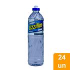 Detergente Uzzilim Lava Louca Clear 500ml - Embalagem c/ 24 Unidades