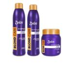 Detra Blond Care Shampoo 1L + Restore 1L + Máscara 500g Grande - R