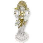 Deusa Lakshmi na Flor de Lótus Resina - Escolha Modelo e Cor - Bialluz