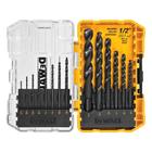 DEWALT DWA1184 14 Peça conjunto óxido preto revestido HSS Twist Drill Bit Set