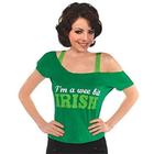 Dia de São Patrício "I'm A Wee Bit Irish" T-Shirt Lucky Irish