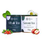 Dia & Noite - Chá Energético Vitali Tea + Chá calmante Sereni Tea