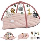 Diário Baby Play Gym Blissful Pink Crystal com 6 brinquedos - Blissful Diary