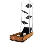 Dice Tower C4Labs Tall Velvet forrada com bandeja para dados