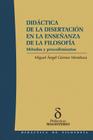 Didáctica de la disertación en la enseñanza de la filosofía - Espanhol