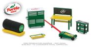 Diecast Set: Shop Tools - Ferramentas e Acessórios - Turtle Wax - Série 1 - 1:64 - Greenlight