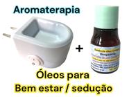 Difusor Aromatizador elétrico + 1 essência óleo