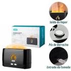 Difusor Aromatizador Flame Umidificador Ar Óleos Essenciais para bem-estar diário - LIPPIN