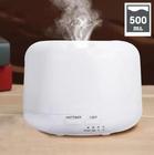 Difusor De Aromas, Umidificador De Ar Ultra-Sônico 500Ml Óleo Essencial, Abajur Led, Lâmpada Colorida c/ Controle Remoto