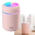 Difusor Umidificador Lumen Rosa H2O Usb 300ml Led