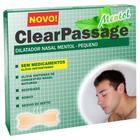 Dilatador Nasal ClearPassage Mentol Tamanho Pequeno com 9 Unidades