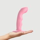 Dildo com Vibração e Tapping Wave - Rosa Claro - Lovely Planet