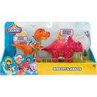 Dino Rancho Biscuit Amp Angus Jazwares - Figura Colecionável do Boneco.