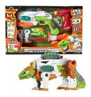 Dino Velociraptor - Brinquedo de Montar com Luz