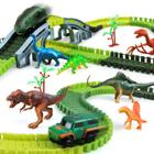 Dinosaur Race Track Toy kizplays 251 unidades com 6 bonecos de dinossauro