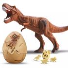 Dinossauro C/ Ovo E Filhotes Bee Toys Origens 3 Pçs Ref.0697