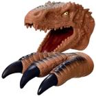 Dinossauro Cabeça e Mão Fantoche T-Rex Brinquedo Infantil Adijomar - Adijomar Brinquedos