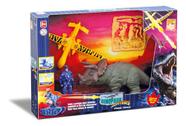 Dinossauro Com Soldado E Acessórios Brinquedo T-rex Avião - Bee Toys