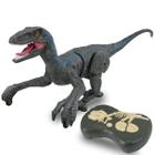 Dinossauro Controle Remoto Velociraptor Bateria Recarregável