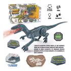 Dinossauro de controle remoto - velociraptor - solta fumaça!