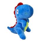 Dinossauro de Pelúcia com Chocoalho Azul Escuro Unik Baby - Uniq Baby