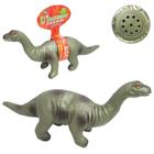 Dinossauro de Vinil Diplodocus com Som a Bateria 38X18cm