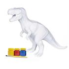 Dinossauro Para Pintar T-Rex Bee Toys Com 3 Tintas Ref.0679