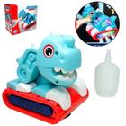 Dinossauro Rex Trator Robo Led Toca Musica