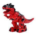 Dinossauro Robô Rex Mecânico Com Luz Som E Movimento(vermelho)