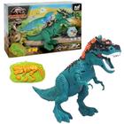 Dinossauro T Rex com Luz Som Solta Fumaça de Controle Remoto