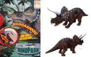 Dinossauro Tríceratops com Muito Realismo Articulado e com Som