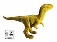 Dinossauro Velociraptor na Cinta Cometa Brinquedo Jurassico de Vinil Verde Macio Recreativo para Criancas