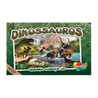 Dinossauros 3 d - quebra cabeça em madeira - kit com 8 dinossauros