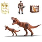 Dinossauros C/ Boneco Bee Toys Predators 6 Pçs Ref.0580