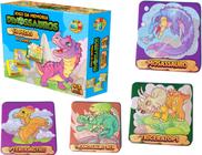 Card Game Dinossauro 20 Cards + Jogo Memória Rex Raciocinio - Pmbi