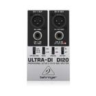 Direct Box Ativo 2 canais - Behringer Ultra DI20