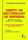 Direito de recuperacao de empresas - ICONE