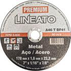 Disco Aco Inox Itambe 7''X1/16''X7/8'' Lineato 7467- Fino 1,6Mm - Kit C/10 Pecas