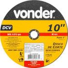 Disco Corte Ferro Vonder Div. 254x3.2x25.4 10"X1/8"X1"