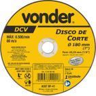 Disco De Corte 180 Mm X 1,6 Mm X 22,23 Mm, Dcv, Vonder