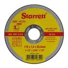 Disco de corte 4 1/2" aço/inox dac115-14 - STARRETT