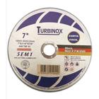 Disco de Corte 7 Turbinox Eficiência de Corte Inox, Aço, Ferro, Alumínio e PVC Grande Durabilidade