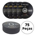 Disco De Corte Inox 4.1/2 x 1,0 mm - Kit Caixa Com 75 Peças - HEAVY DUTY